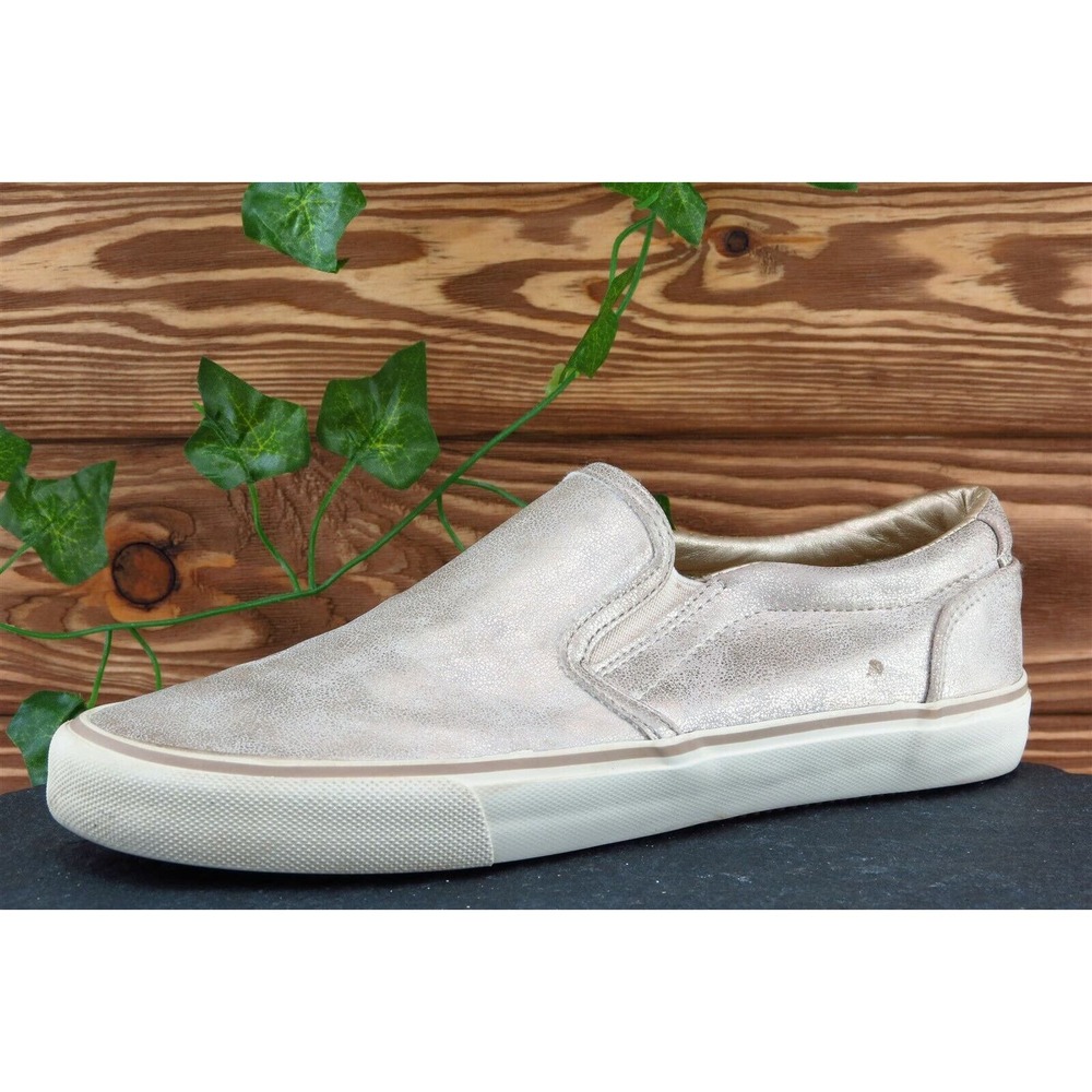 G.H. Bass & Co.‎ Size 5.5 M Champagne Round Toe Flats Synthetic Women